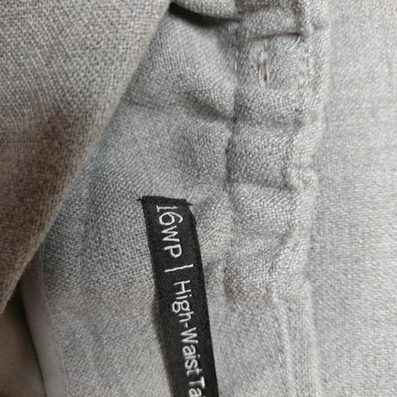 Talbots Grey High Waist Tailored Ankle Pant - Picture 5 of 12